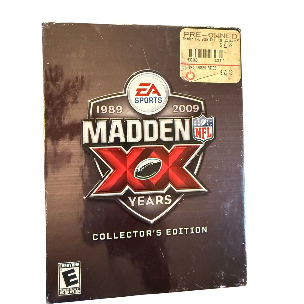 Madden NFL 09 Collector's Edition Video‎ Game PlayStation 3 PS3 EA Sports
